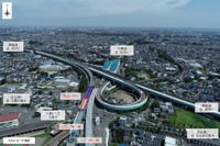 ランプ閉鎖:外環道&関越道・大泉IC…橋りょう架設 9月から7回 画像