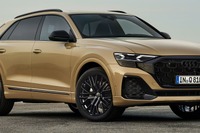 新シングルフレームグリル採用、アウディ Q8 改良新型が表情変化 画像