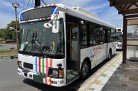 営業バス路線を自動運転で運行、東京・西新宿エリアで…東海理化の走行位置検出技術を活用 画像