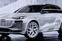 アウディの新型電動SUV『Q6 e-tron』はネットカーボンニュートラルな生産 2024年から 画像