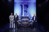 メルセデスベンツ Eクラス 新型に133mm長い「L」…中国専用の快適装備は10種類以上 画像