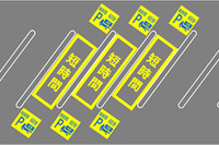 東北道蓮田SAで「短時間限定駐車マス」の実証実験開始 画像