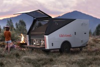 家電満載のキャンピングトレーラー『Bon Voyage』、LGエレクトロニクスが提案…CES 2024 画像
