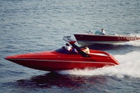 フェラーリ、海を連想させるティザー映像公開…35年ぶりに新型パワーボート発表か 画像