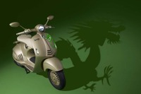 ゴールド&ドラゴンのベスパ、限定モデル「Vespa 946 Dragon」登場 画像