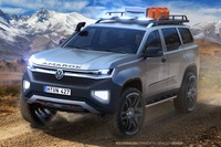 VWの新型SUV、イメージスケッチ公開…ピックアップトラックがベース 画像