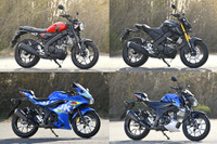 人気の「125cc」選び方のポイントは? ヤマハ vs スズキ、原二スポーツ4台を徹底比較 画像