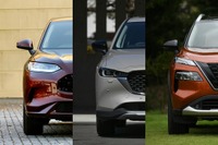 【ZR-V vs CX-5 vs エクストレイル】スペック比較…クロスオーバーだからこそ！ オンロードで頼れるミドルクラスSUVは？ 画像