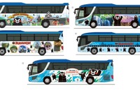 九州産交バスが「くまモン」デザインのラッピングバス運行開始 画像