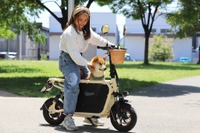 愛犬と旅する電動バイク『Doggie』を発売…愛犬家夫婦が考案 画像