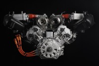 ランボルギーニの新型スーパーカー、V8ツインターボ+3モーターで900馬力超え…『ウラカン』後継 画像