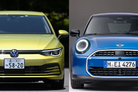 【MINI クーパー 5ドア vs ゴルフ】スペック比較…5ドア・ハッチバックとしての立ち位置は? 画像