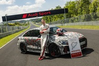 アウディ『RS 3』新型がニュルブルクリンクで新記録…実車は8月デビューへ 画像