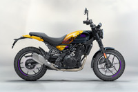ロイヤルエンフィールド、新型ロードスポーツ『ゲリラ450』発表 日本発売は2025年 画像