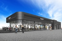 トライアンフ郡山が8月10日にオープン、新CIのショールームにはラウンジも 画像