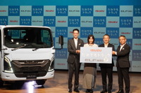 【いすゞ エルフミオ】南社長「トラックを運転することが難しいというイメージを払拭したい」 画像