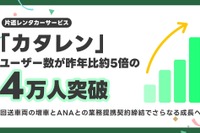 片道レンタカー「カタレン」のPathfinderとANAが業務提携 画像