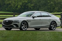 ジェネシスのミドルセダン『G80』、表情が大胆変化…改良新型を米国発表 画像