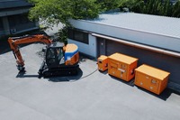 日立建機、バッテリー駆動ショベル3機種を発売 可搬式充電設備も開発 画像