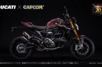 ドゥカティ『モンスターSP』が「モンスターハンター20周年」でコラボ、限定ラッピングモデルを発売 画像