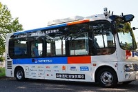 NTTやパナソニック、自動運転バスの実証実験…無線通信品質の劣化を予測し切り替えるのは日本初 画像