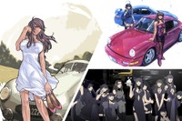 ポルシェスタジオ銀座で、人気漫画『彼女のカレラ』20周年を記念した特別原画展 画像
