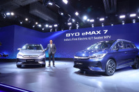 これもアリかも!? BYDの電動ミニバン『eMAX 7』インド発表、航続530km 画像
