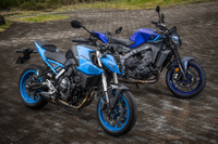 カテゴリーは同じっぽいけど予想以上に違う!ヤマハ『MT-09』とスズキ『GSX-8S』、最新スポーツネイキッドを試乗比較 画像