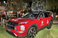 PHEVでエコな自転車レースを支援、三菱自と片山右京氏のJCLがパートナーシップ契約 画像