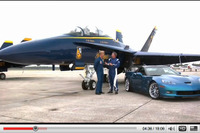 コルベット ZR-1 、戦闘機と対決! 画像