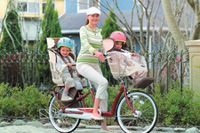 ブリヂストンサイクル、新型自転車を発売 幼児2人同乗 画像