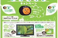 オートバックス、エコタイヤ購入で液晶テレビが当たるキャンペーン 画像