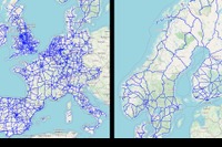 欧州16か国・27万km網羅のHDマップ、ダイナミックマップが整備を完了 画像