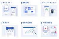 東海理化の社用車管理システム、アルコール検知で車の解錠を制限…DX総合EXPO2024出展 画像