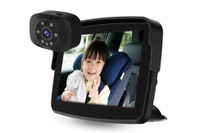 運転中でも後席の子どもを見守り、簡単設置のワイヤレスベビーモニター「ミマモAN-M017」発売 画像