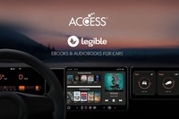 車内で「持続可能な読書体験を」、ACCESSとLegibleが車載エンタメ拡充へ 画像