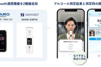 なりすまし防止へ、住友三井オートサービスが「顔認証機能付き」アルコール検知器発表 画像