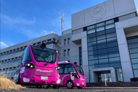 世界初のレベル4自動運転EVバス「2台同時運行」、茨城県常陸太田市で運行開始 画像
