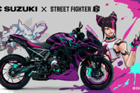 スズキ『GSX-8R Tuned by JURI』…『ストリートファイター6』とのコラボモデルを公開［15秒でわかる］ 画像
