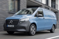 メルセデスベンツ『Vクラス』、商用EVに大容量バッテリー搭載車を追加…航続480km 画像