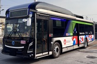 いすゞのフル電動バス『エルガEV』、大阪・関西万博のシャトルバスに投入 画像
