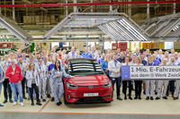 VWの独ツヴィッカウ工場、EV生産100万台達成 画像