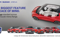 マルチスズキ、「ARENA」扱いの全車に6エアバッグ標準装備へ 画像
