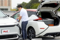 日産『リーフ』をそのまま急速充電ステーションに変える、ベルエナジーが「MESTA pro」開発 画像