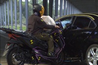 豊田合成、バイク用エアバッグを開発中…早期の市場投入を目指す 画像