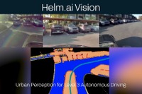 自動運転AI企業「Helm.ai」、量産車向け都市型認識システム発表 画像