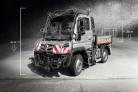 メルセデスベンツ『ウニモグ』、低床仕様登場…荷台高1200mm以下で作業効率向上 画像