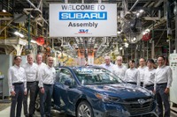 スバル唯一の海外工場、米SIAが生産600万台達成…今秋生産終了の『レガシィ』ラインオフ 画像