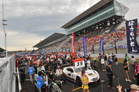 【SUPER GT 第6戦】新人コンビが夕闇のチェッカー 画像