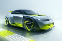オペル『コルサGSEビジョン・グランツーリスモ』、800馬力で0-100km/h加速は2.0秒…IAAモビリティ2025で発表へ 画像